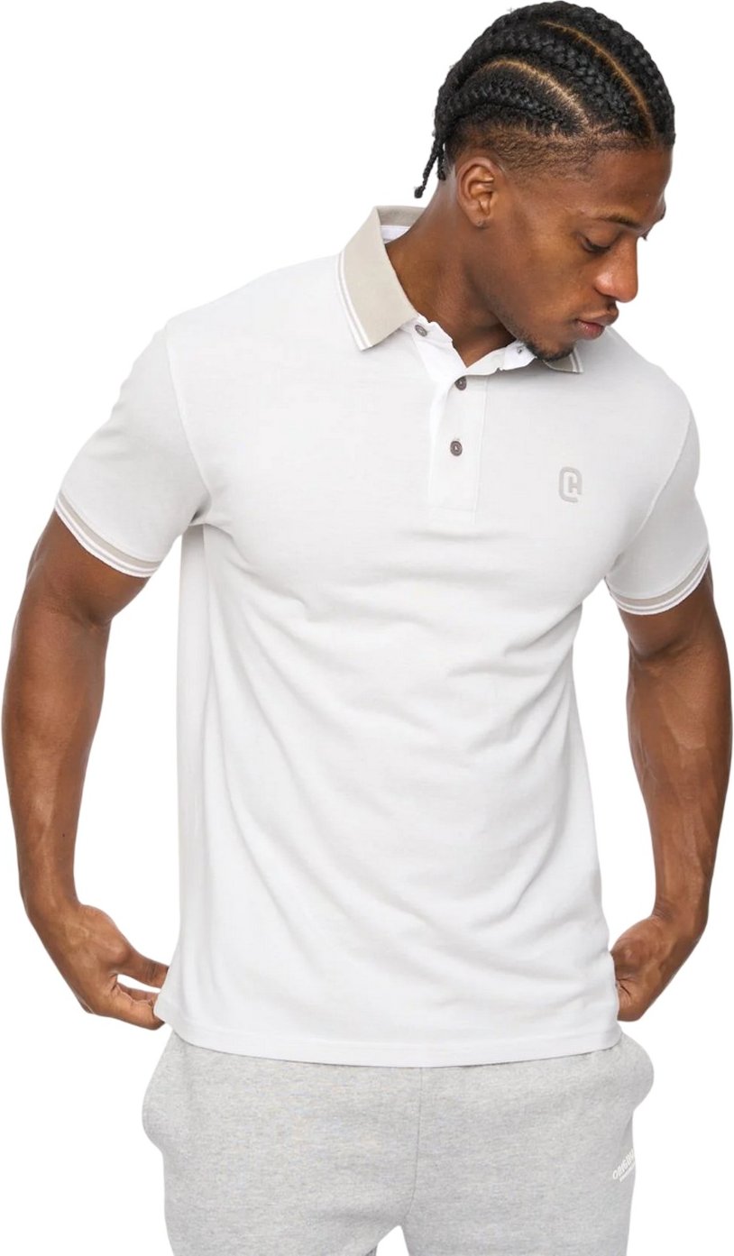 Crosshatch - "Preece" Poloshirt für Herren (Weiß)