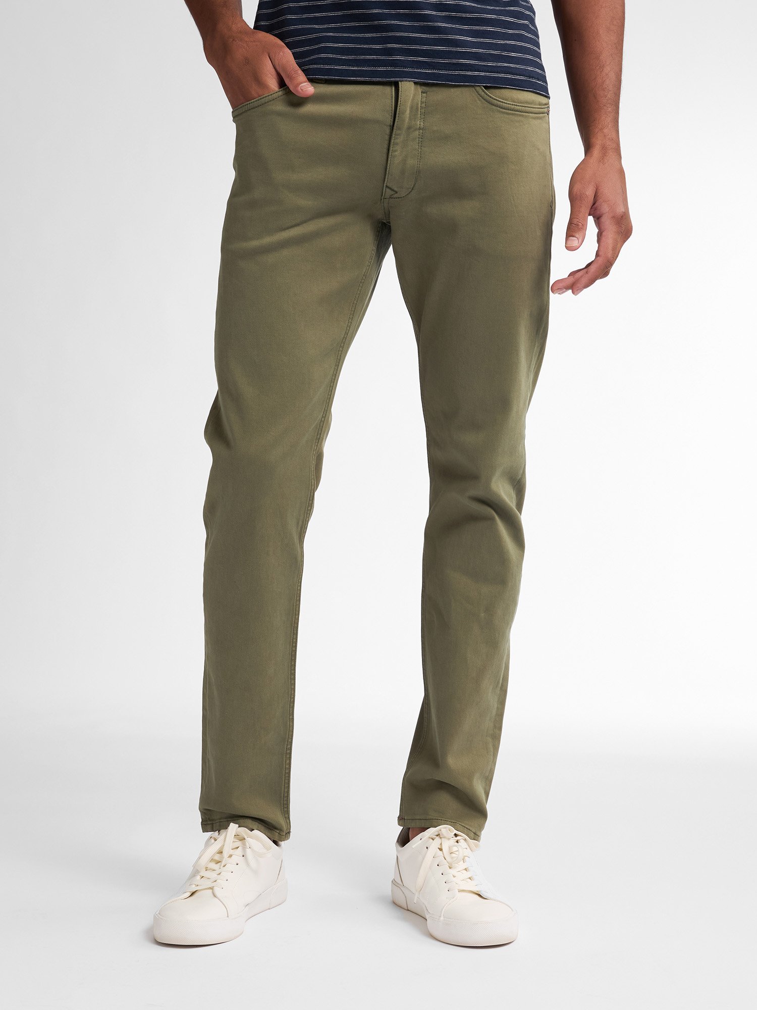 Petrol Industries - Russel Colored Regular Tapered Fit Jeans Flamingobreeze Herren - Grün