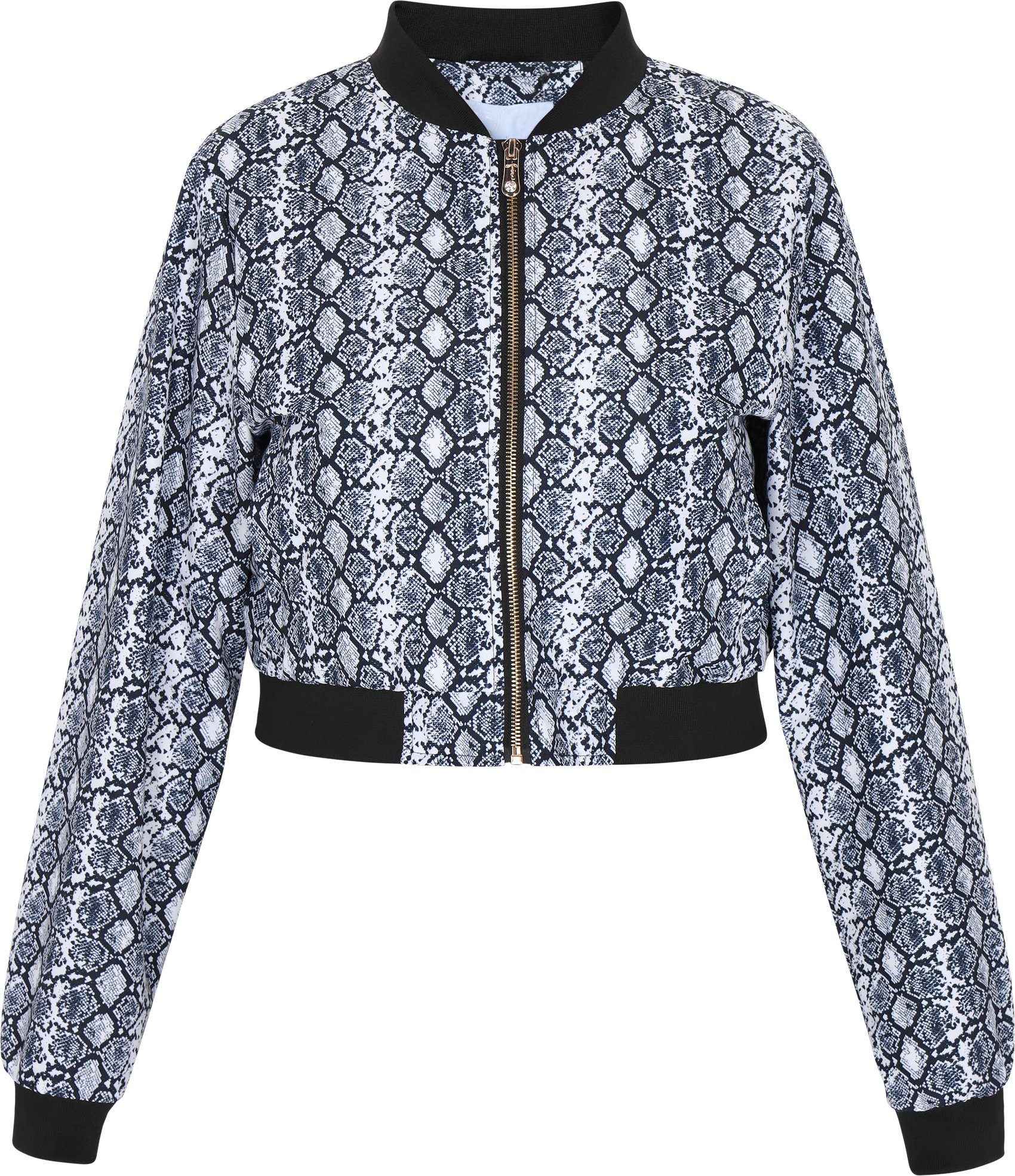 Faina Jacke Frauen schwarze Schlange