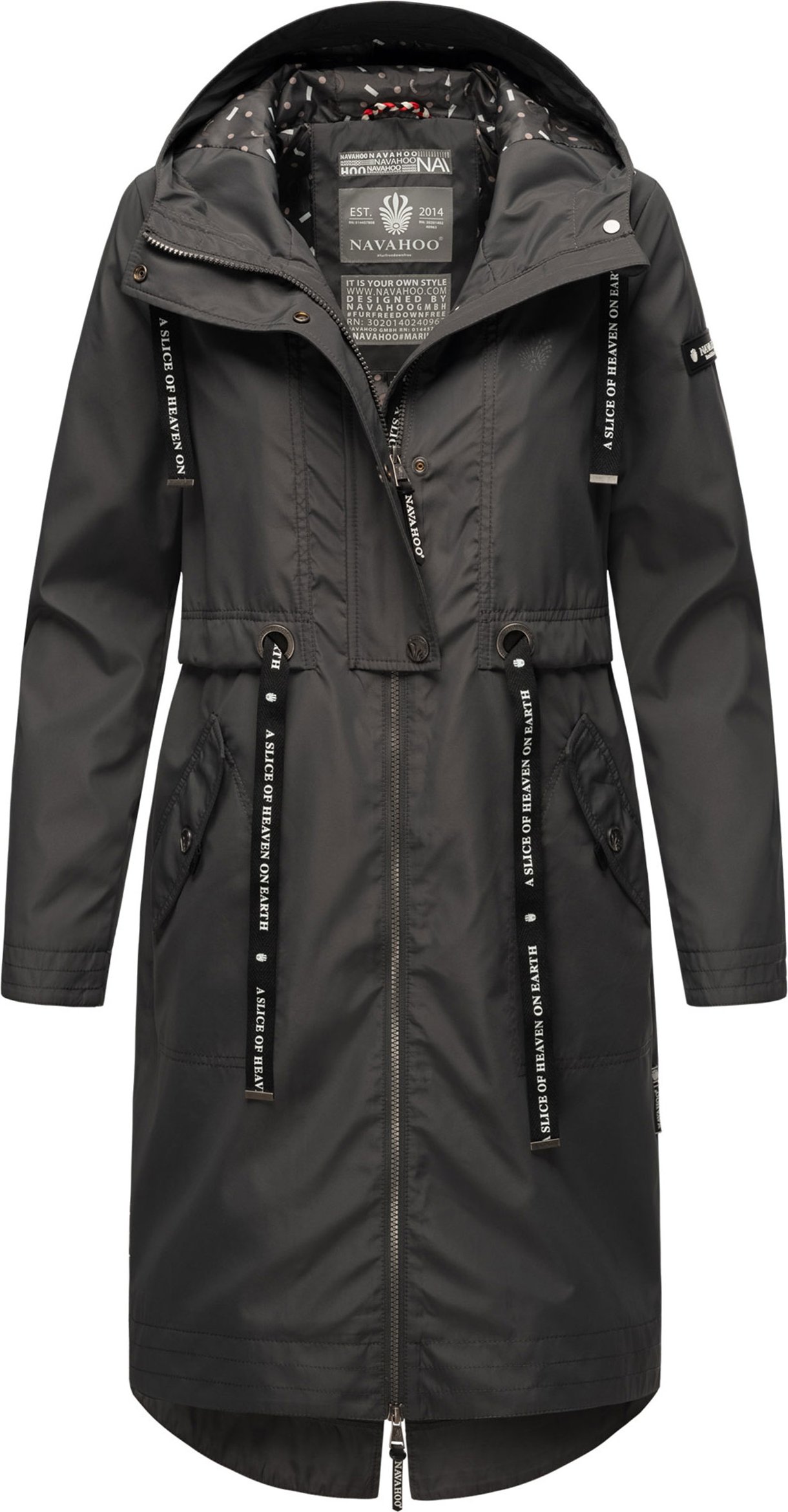 Navahoo Damen Übergangsmantel Josinaa – Leicht & Modern mit Kapuze
