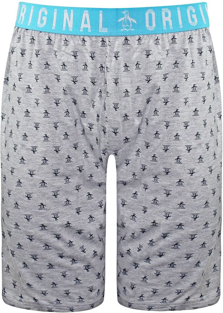 Original Penguin Lounge Mens Grey Shorts