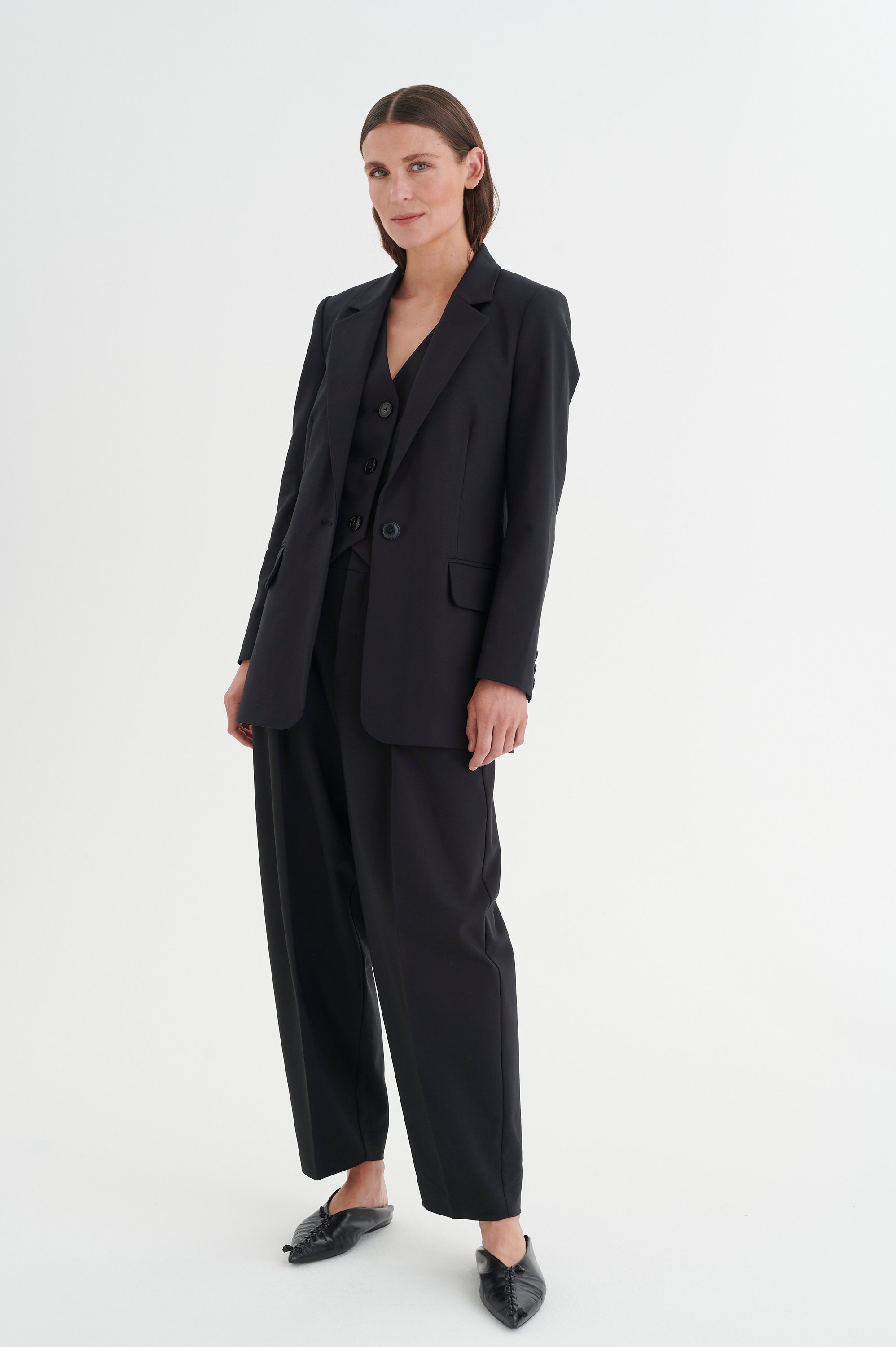 Pants Suiting Classic fit Blac