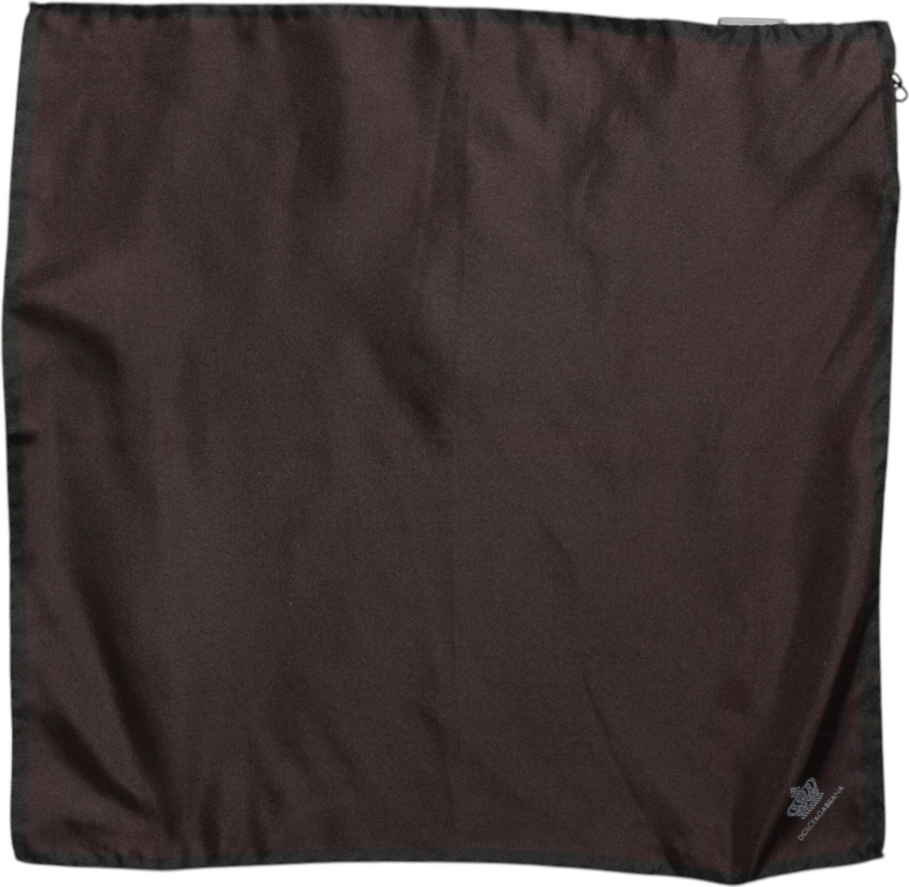 Brauner DG Crown Seidentuch Herren Schal