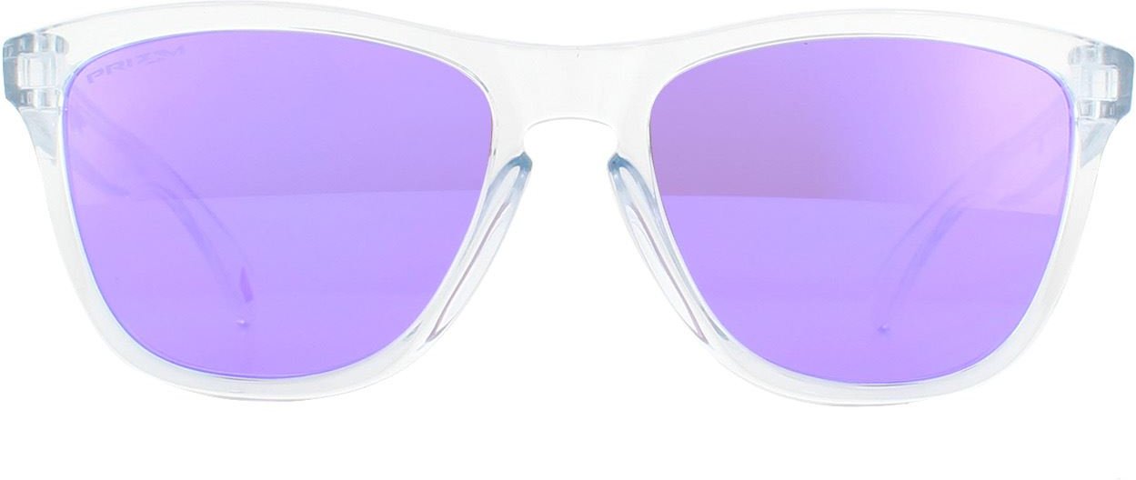 Oakley Square Unisex poliert klar Prizm violett Sonnenbrille
