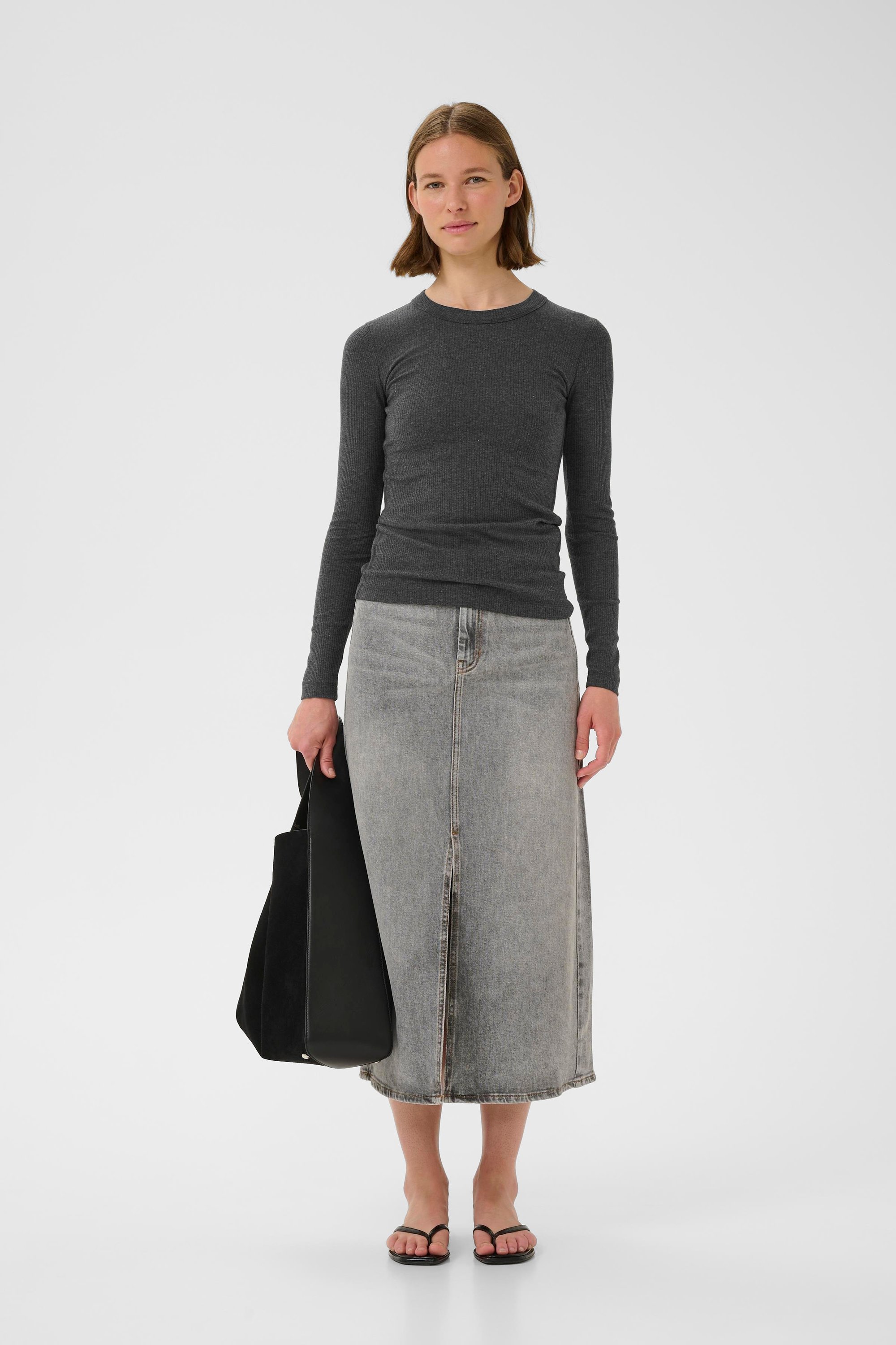 Jerseytop DagnaIW Slim fit melange