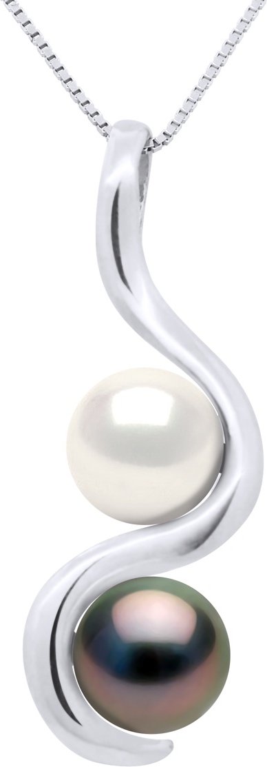 Venezianische Halskette aus Silber 925, rhodiniert, mit Anhänger