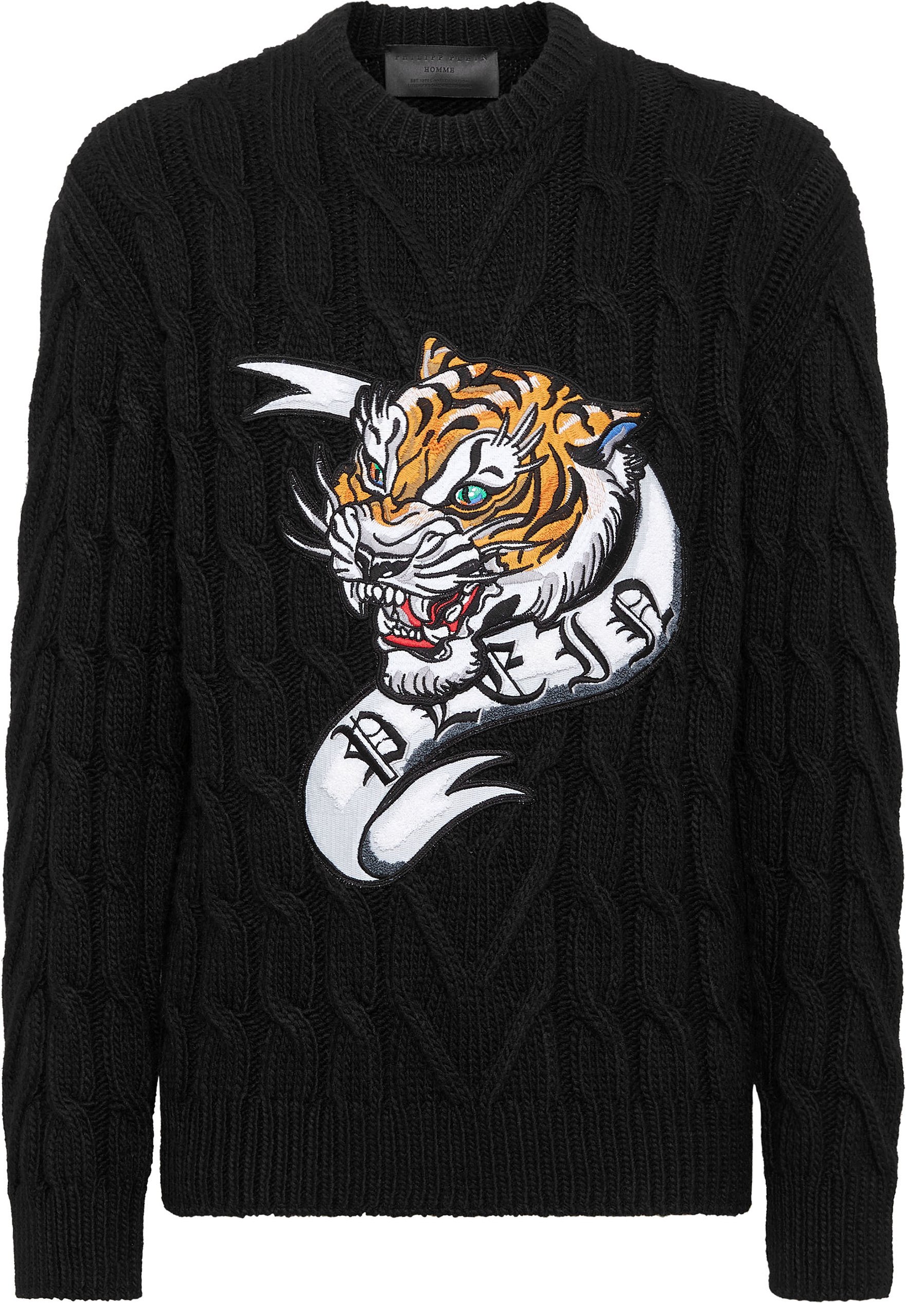 Rundhalspullover Tattoo