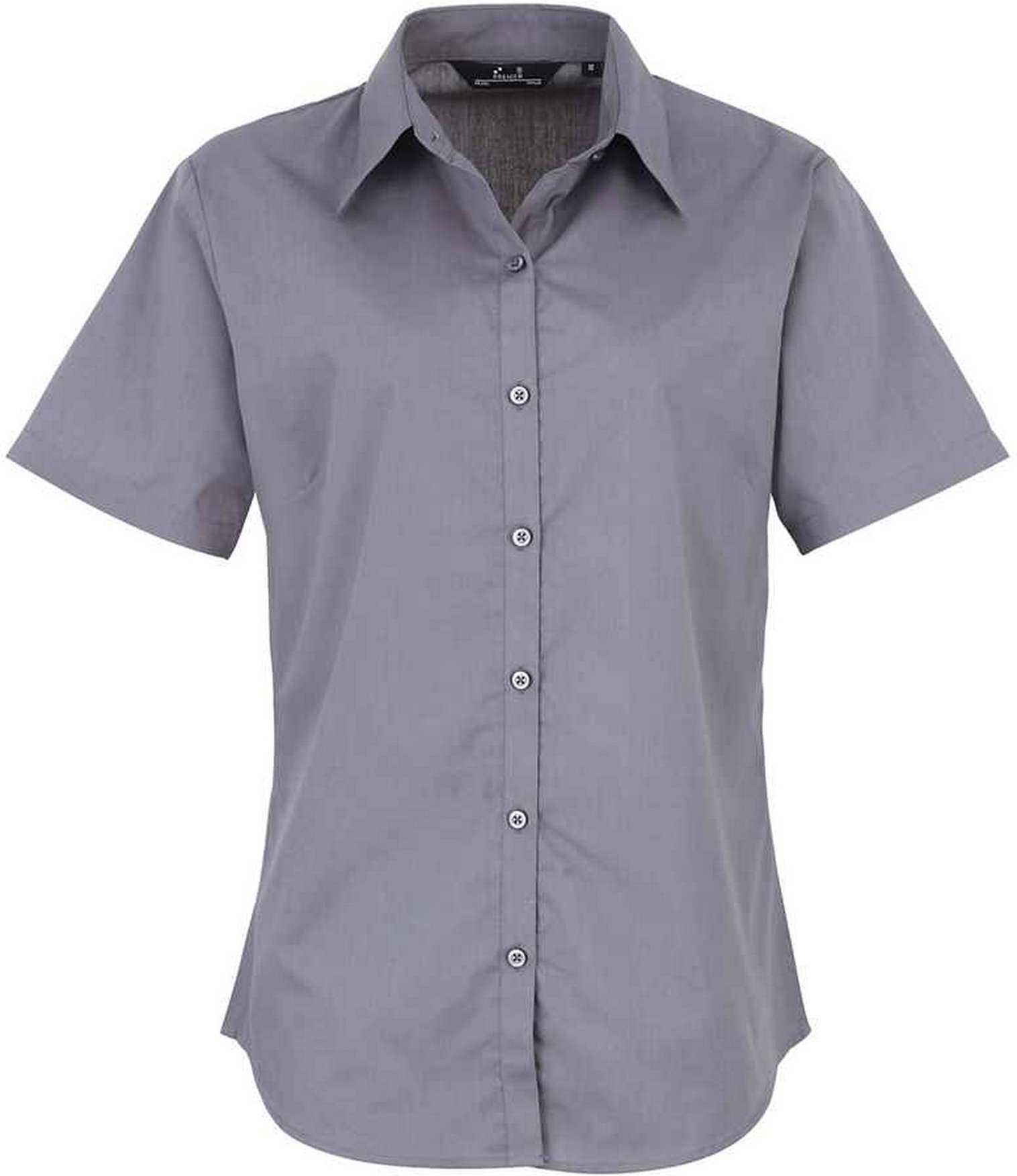 Premier - Bluse für Damen kurzärmlig (Stahl)