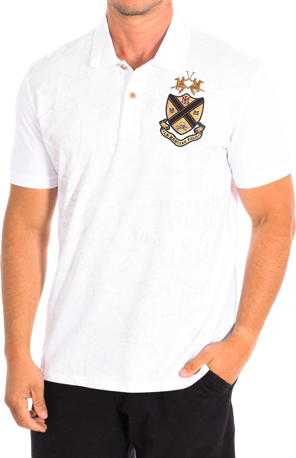 Kurzärmeliges Polo TMPE30-PK097 Mann