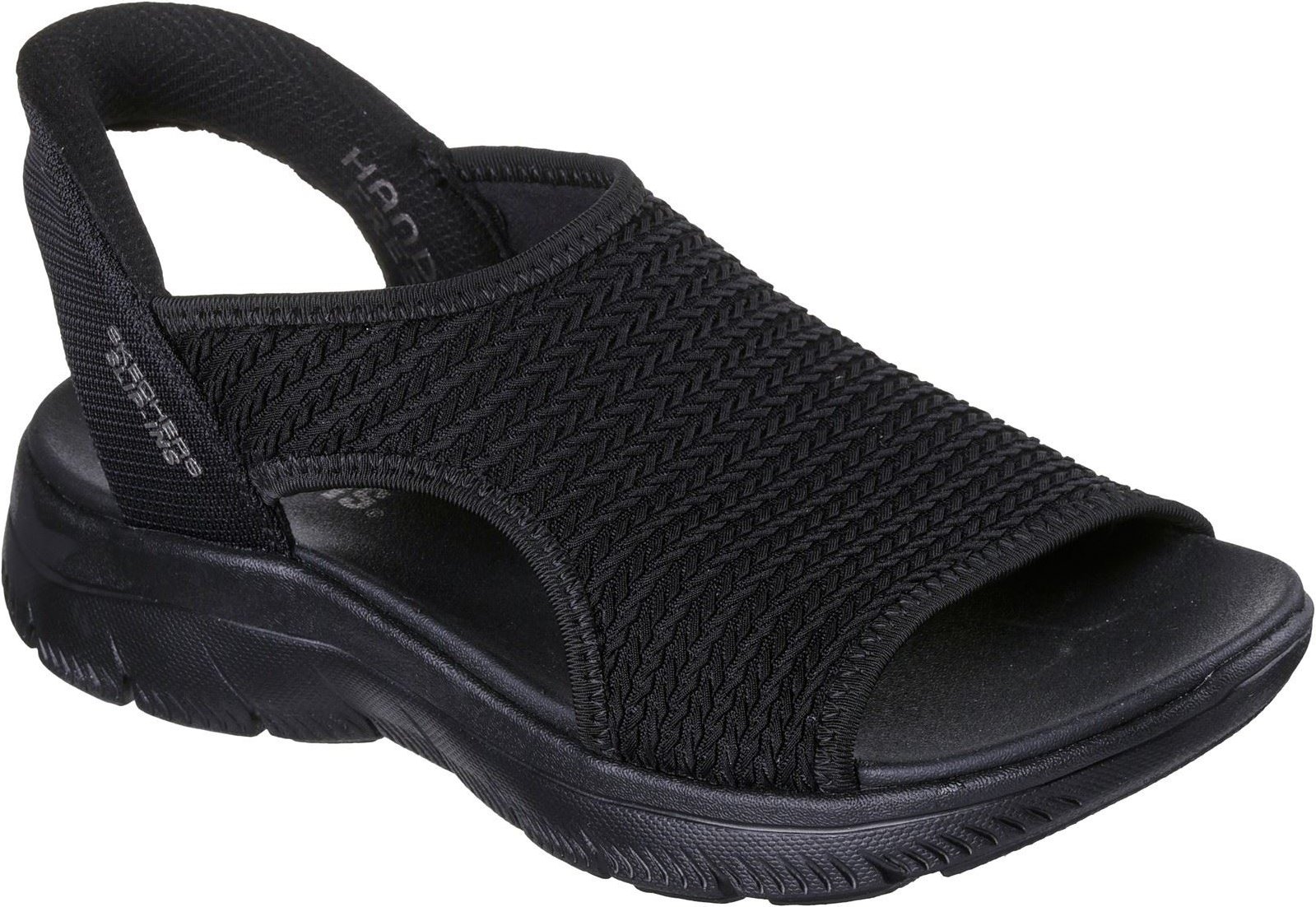 Skechers Summits Sweetly Evolved Textil Damen Schwarz Sandalen