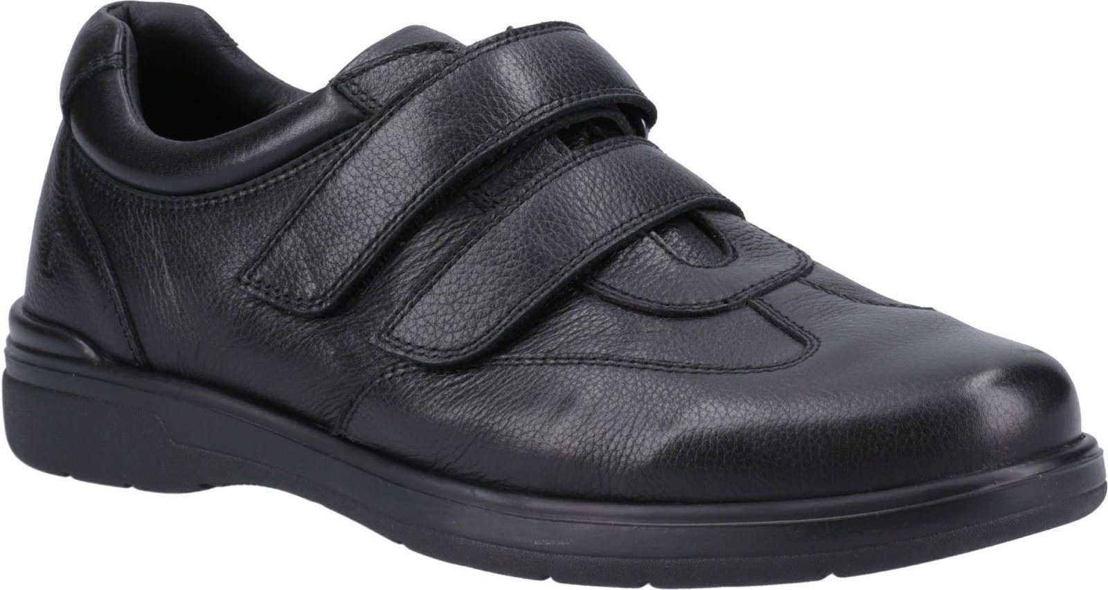 Hush Puppies Magnus Leder Herren Schwarz Loafers
