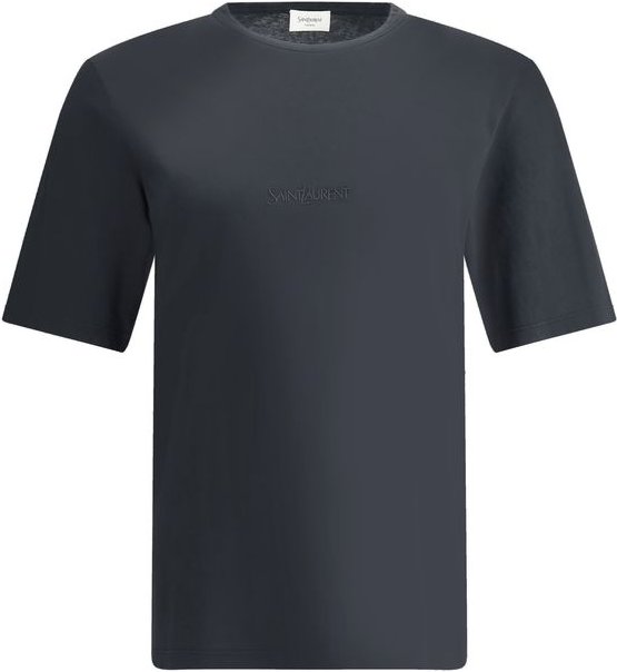 Prägung Logo T-Shirt Kurze Ärmel