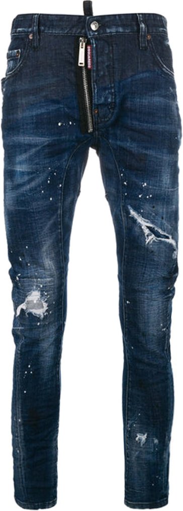 Dsquared2 Tidy Biker Jean Dunkelblaue Jeanshose