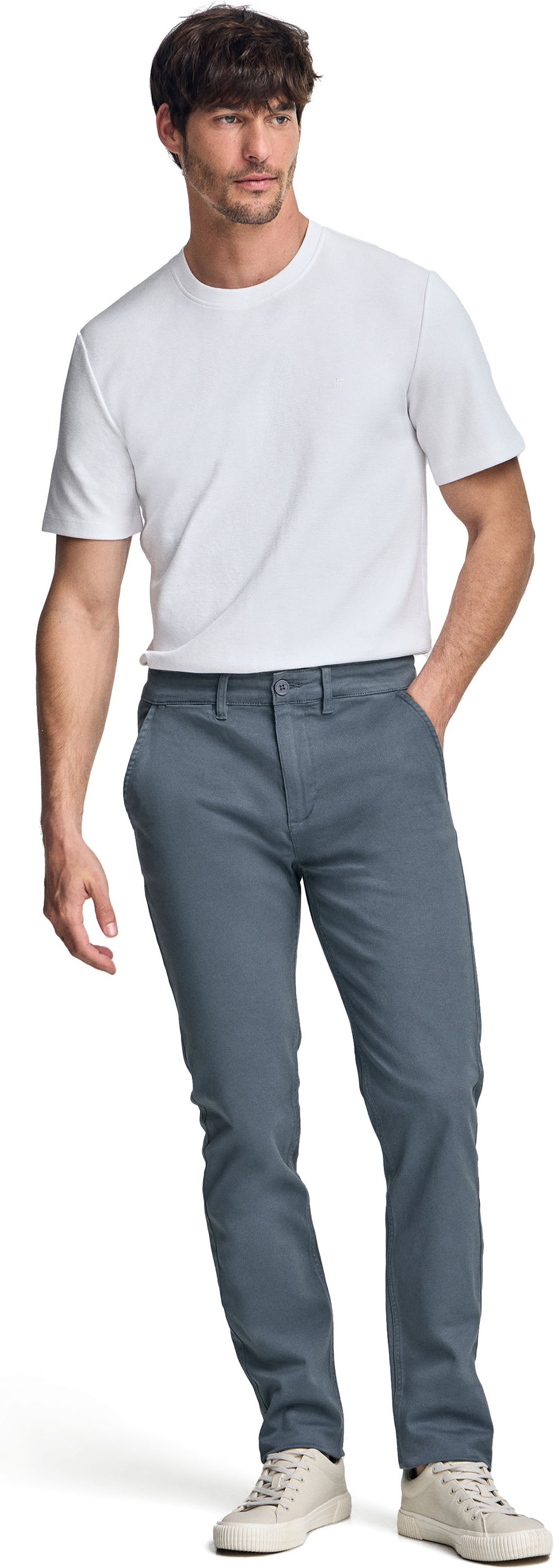 Chinohose Moore denimblau Slim Fit