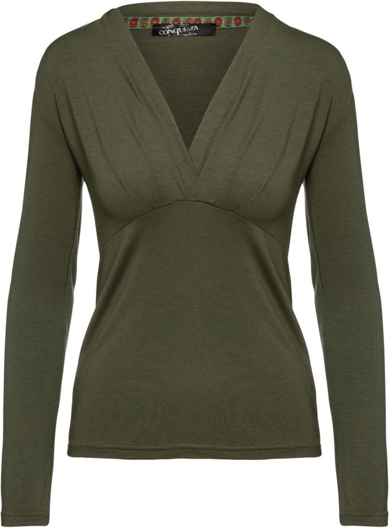 Wickeltop aus Micromodal-Elasthan-Jersey für Damen