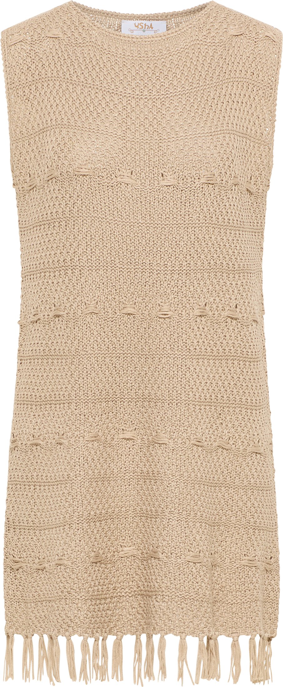 usha Strickkleid Damen Beige