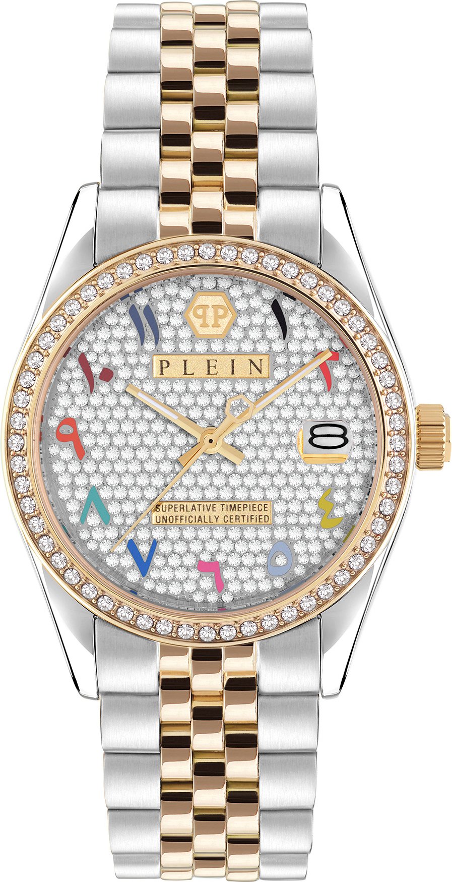 Philipp Plein Date Superlative Damen-Multicolor-Uhr PW2BA0123