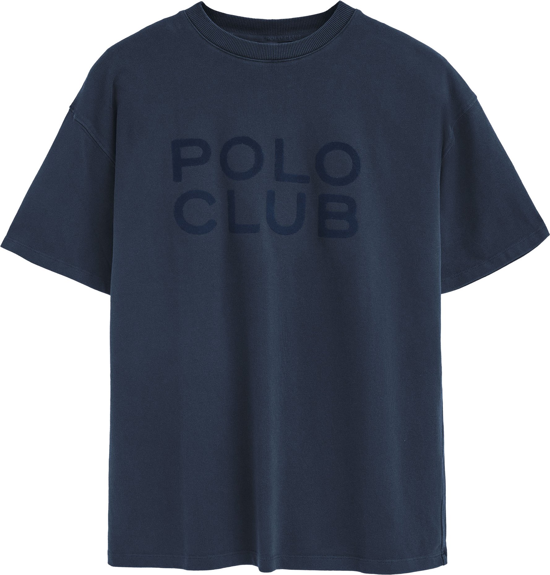 T-Shirt Tarak marineblau mit Polo Club-Logo
