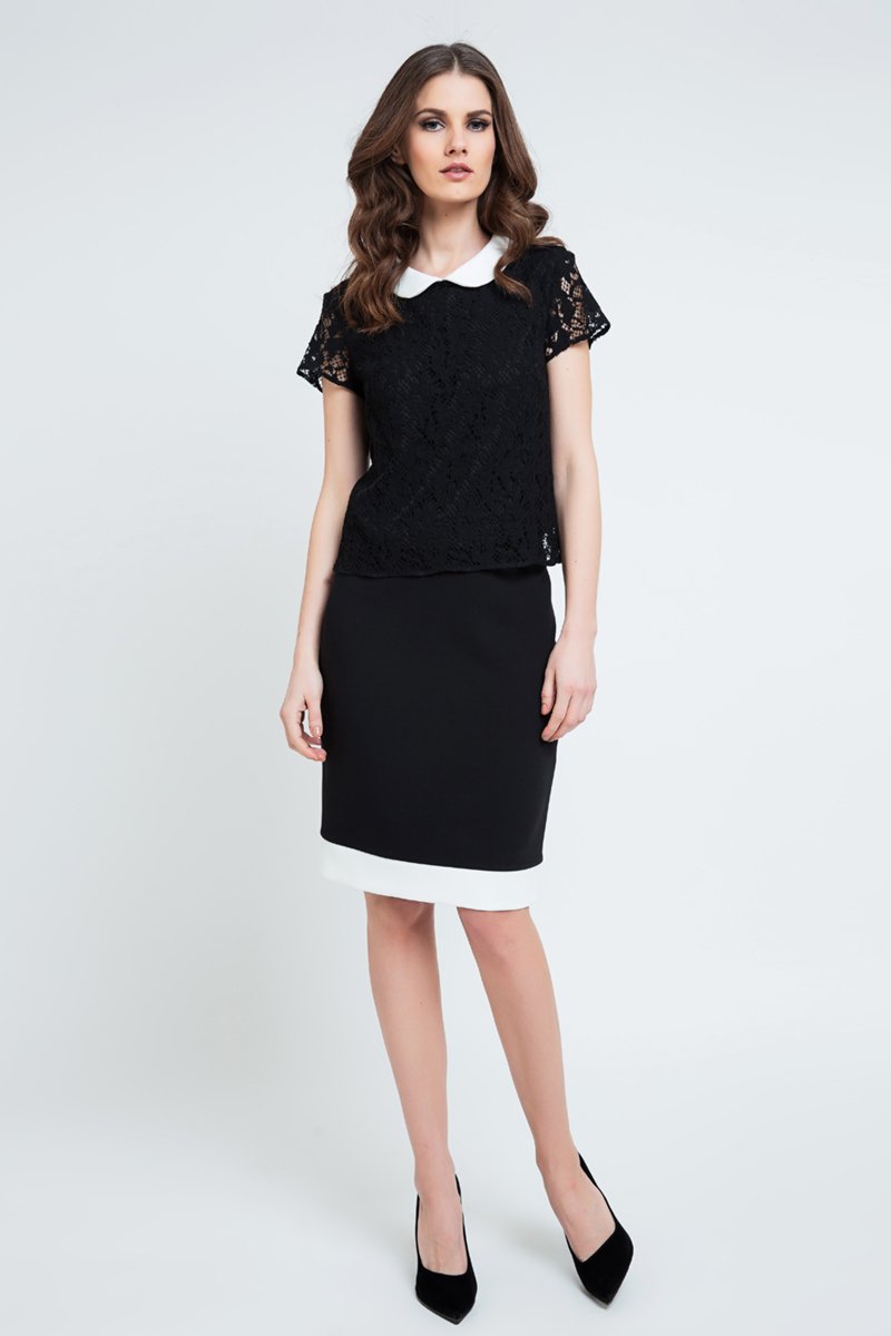 Kniehoher Bleistiftrock von Conquista