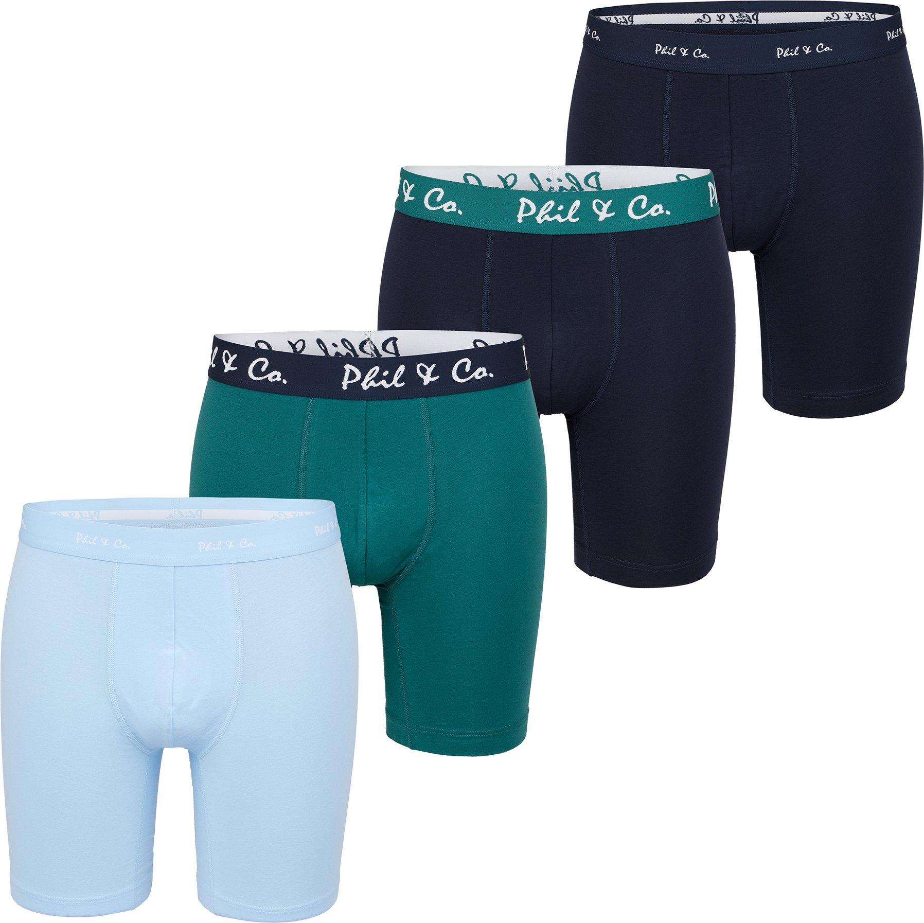 Retro Boxer Long Boxer 4-Pack