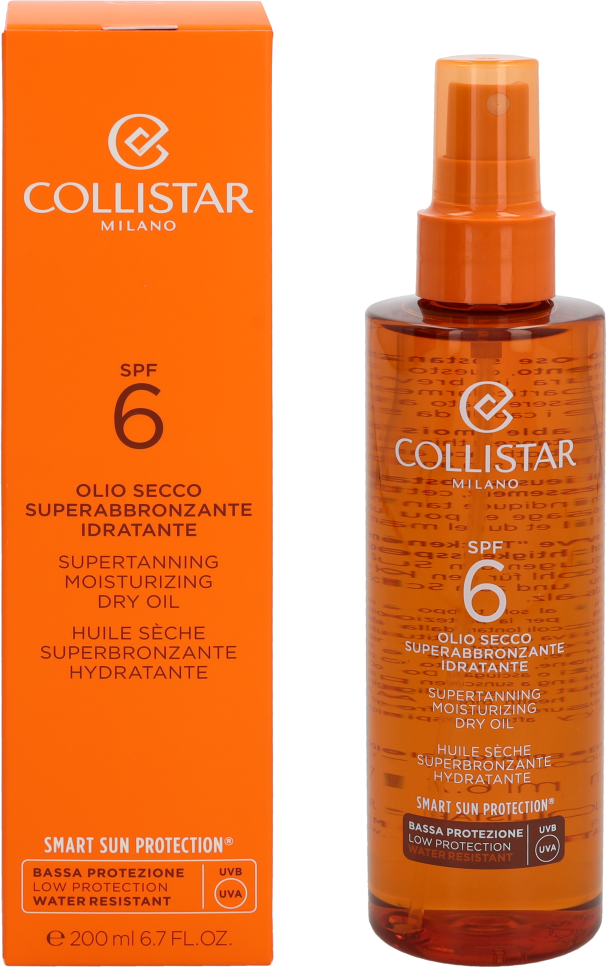 Collistar Supertanning Moisturizing Dry Oil SPF6 200ml.