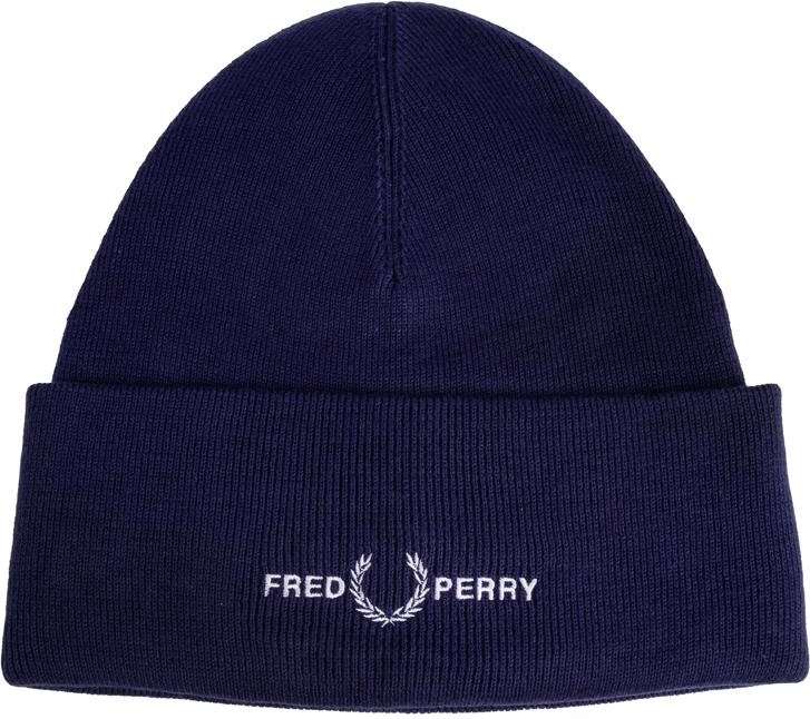 Bonnet Fred Perry Pour Accessoires en Bleu Marine