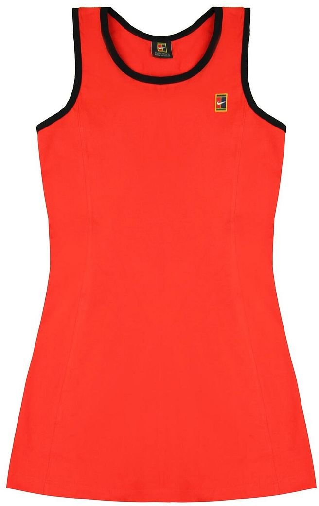 Nike Dri-Fit ärmellose Crew Hals Red Damen Sportkleid 240606 605