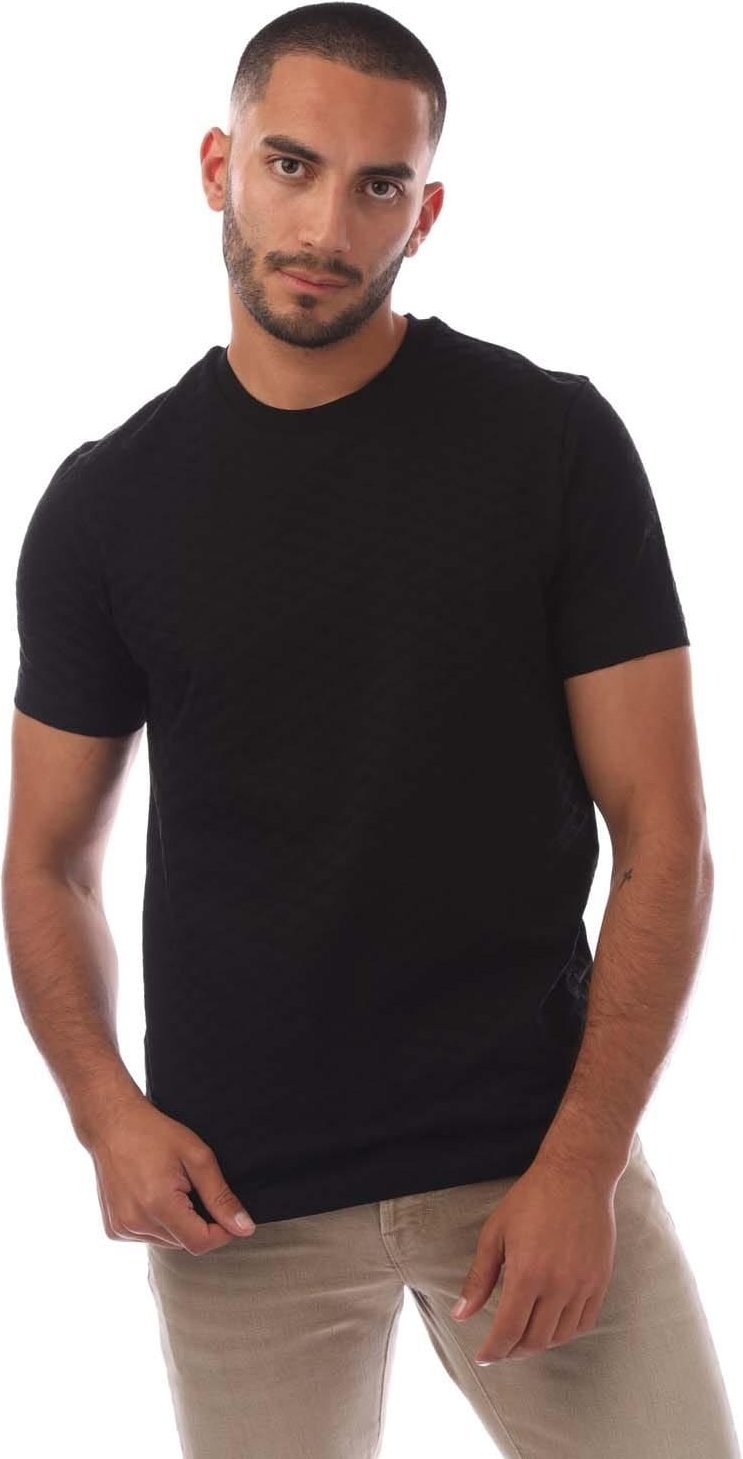 Emporio Armani - T-Shirt Rundum bedruckt für Herren (Schwarz)