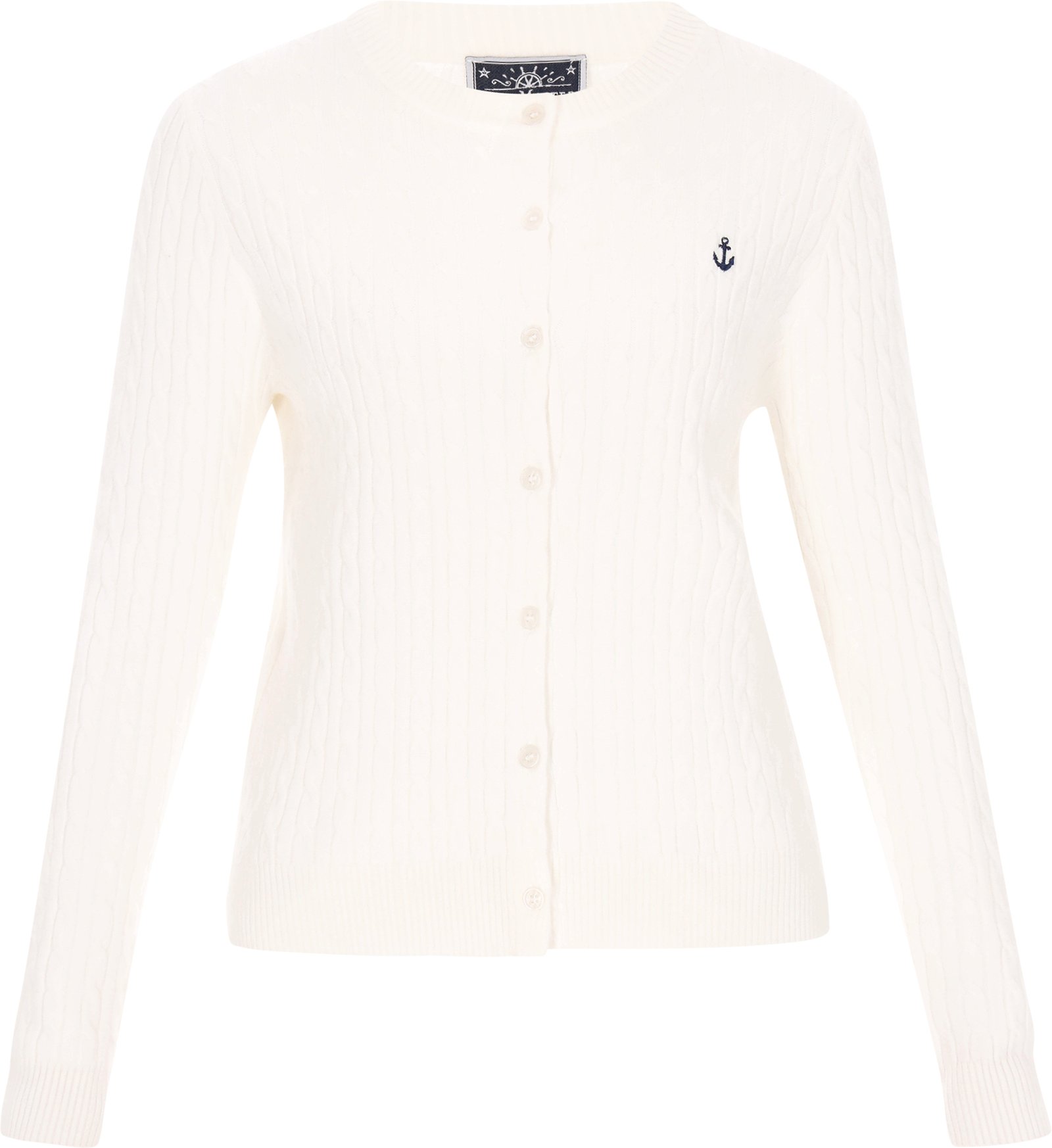 Dreimaster Strickjacke Frauen cremefarben