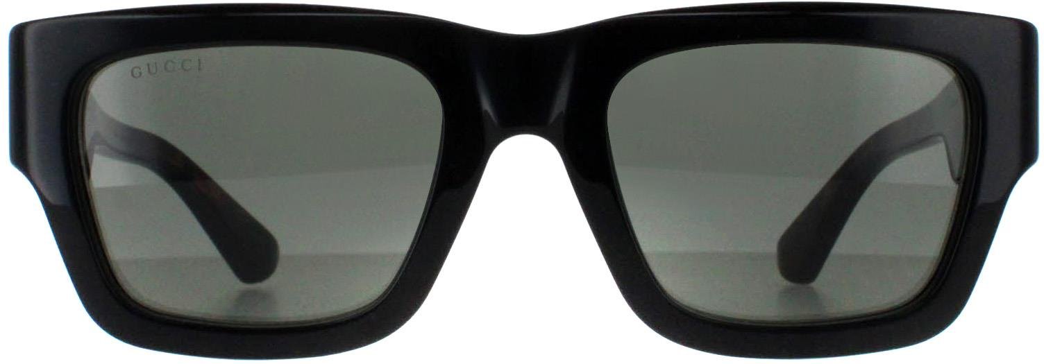 Gucci Square Herren Schwarz mit Havanna Grau GG1668S