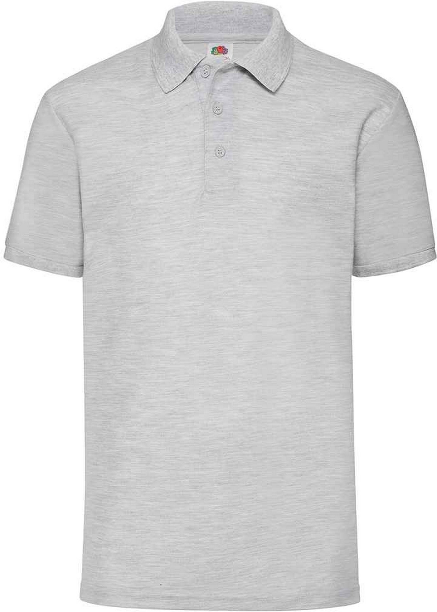 Fruit of the Loom - Poloshirt für Herren (Grau meliert)