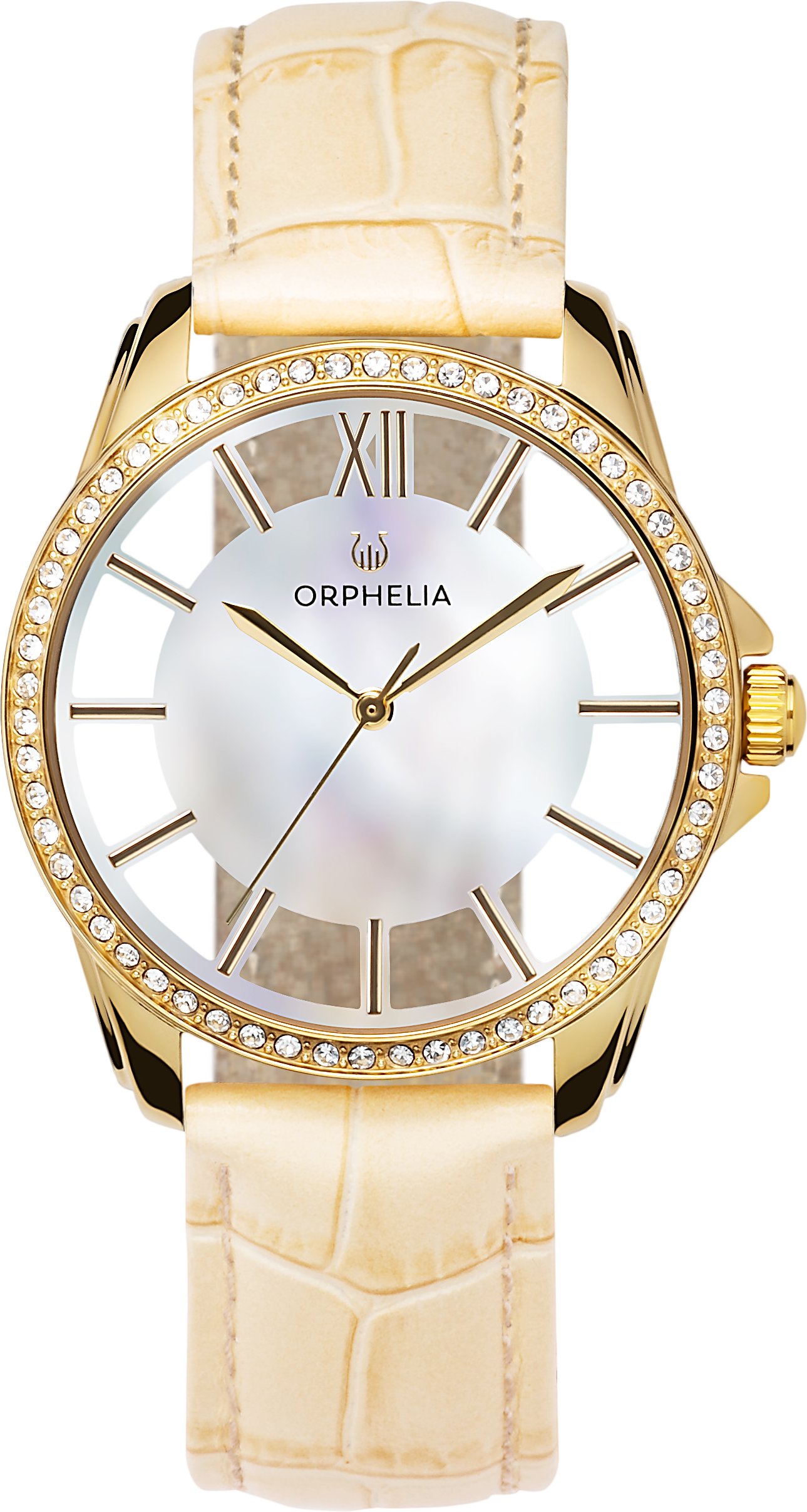 Orphelia Epoch Damen-Armbanduhr, Gelb, OR11807