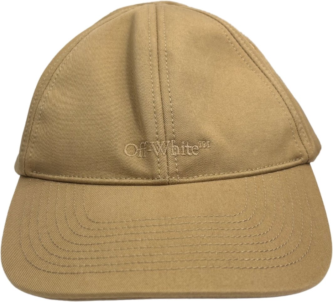 Off-White Monotone Logo Baseball Cap Beige