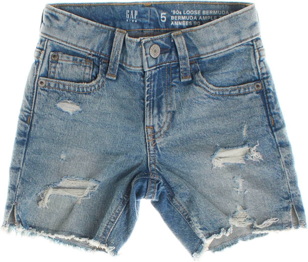 Lockere Bermudashorts mit hoher Taille 600982 für Mädchen