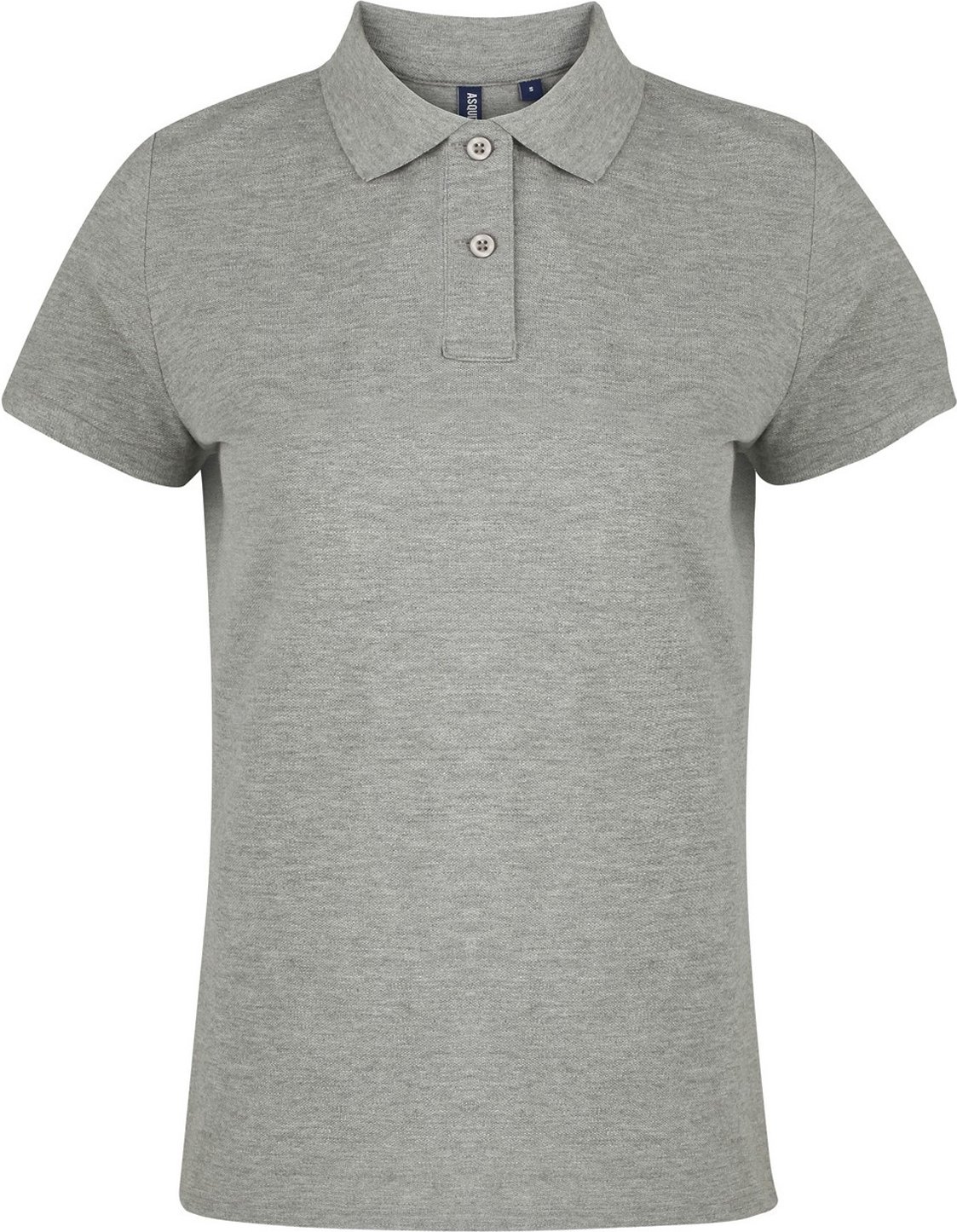 Asquith & Fox - Unifarbenes Poloshirt - Damen (Grau)