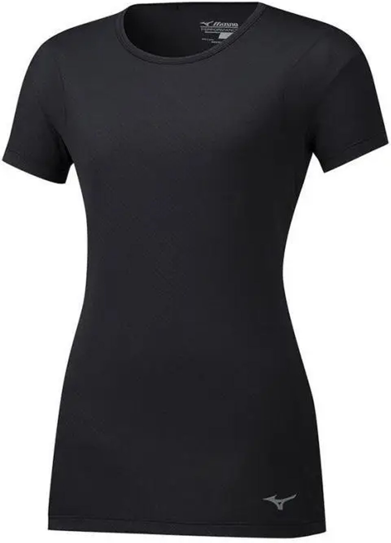 Mizuno Alpha Vent Womens Black T-Shirt
