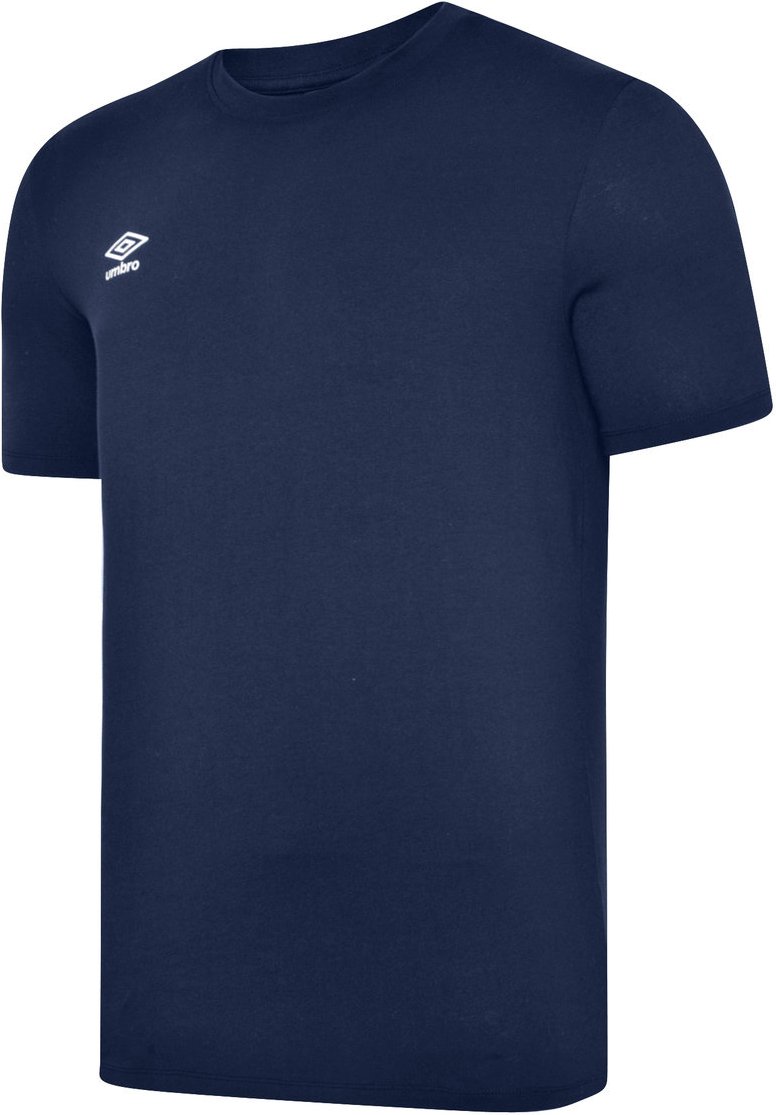 Umbro - "Club Leisure" T-Shirt für Herren (Marineblau/Weiß)