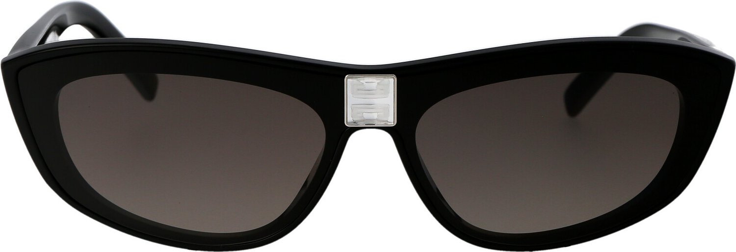 Glänzende schwarze Acetat-Sonnenbrille