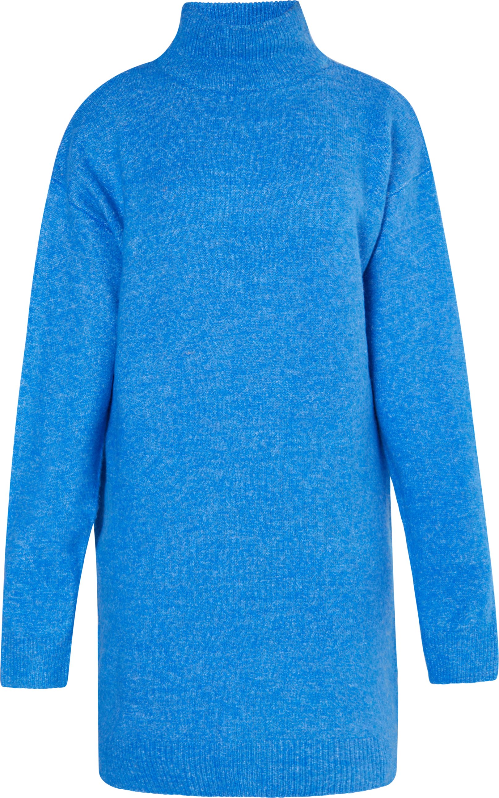 Mymo Strickkleid Damen Himmelblau