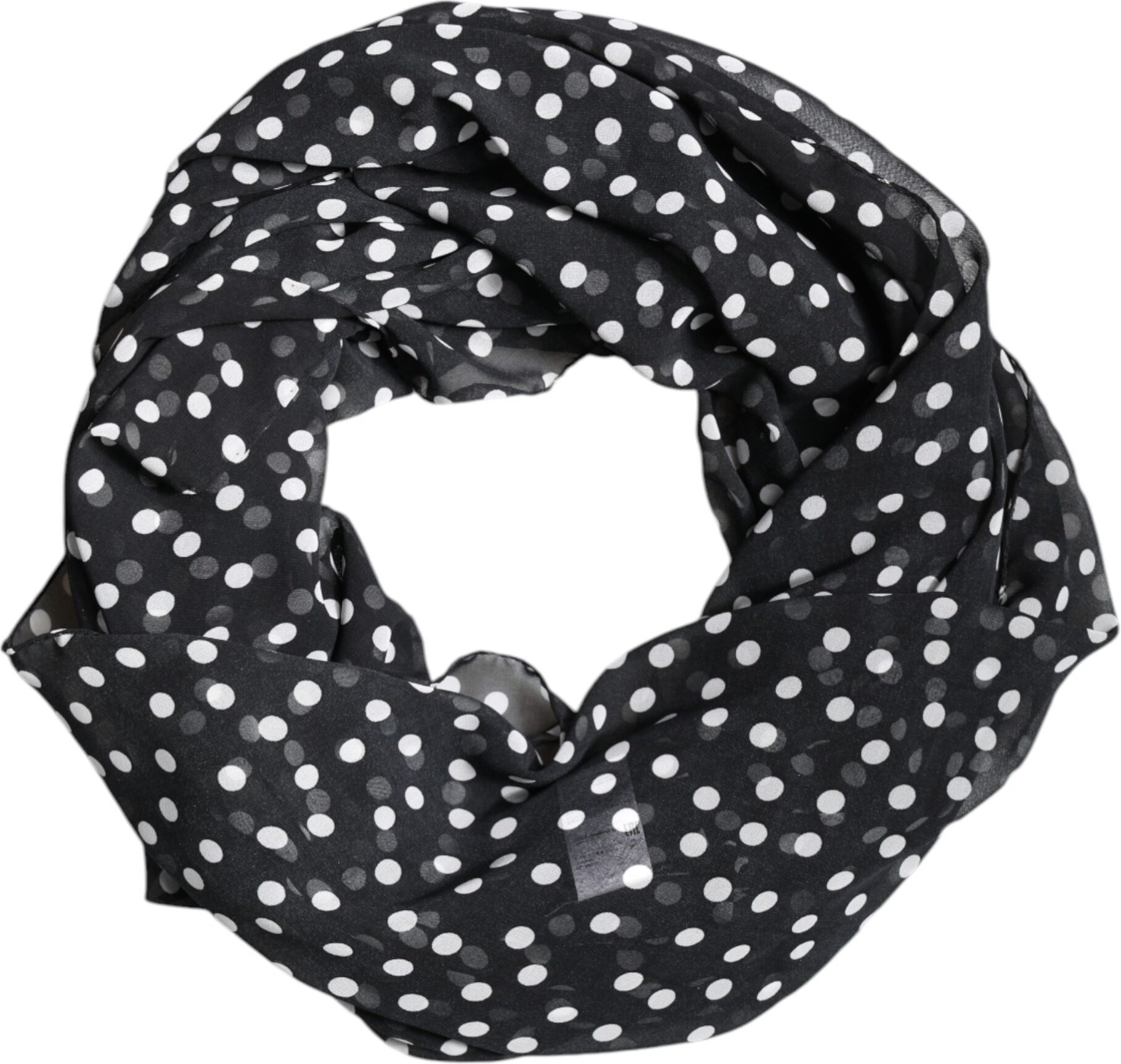 Punkte-Seiden-Schal