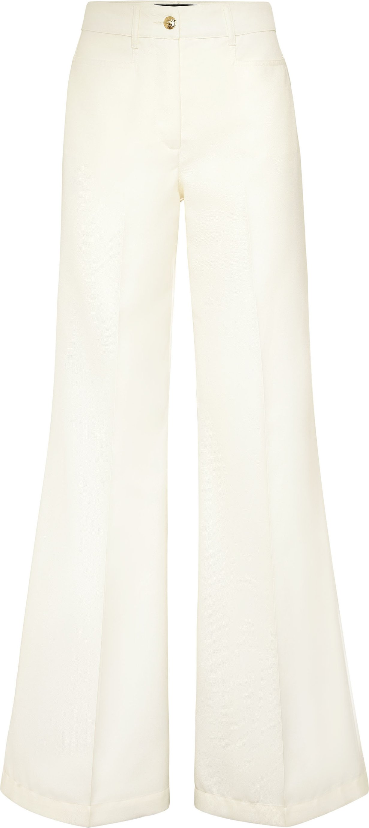 Wool Marine Low Waist Trousers