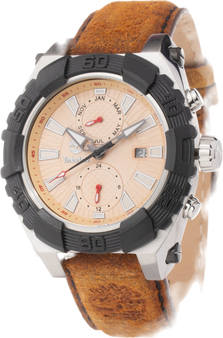 Timberland Herrenuhr Quartz Silber Schwarz