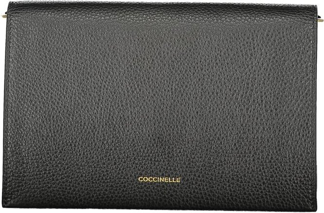 Schwarze Lederhandtasche