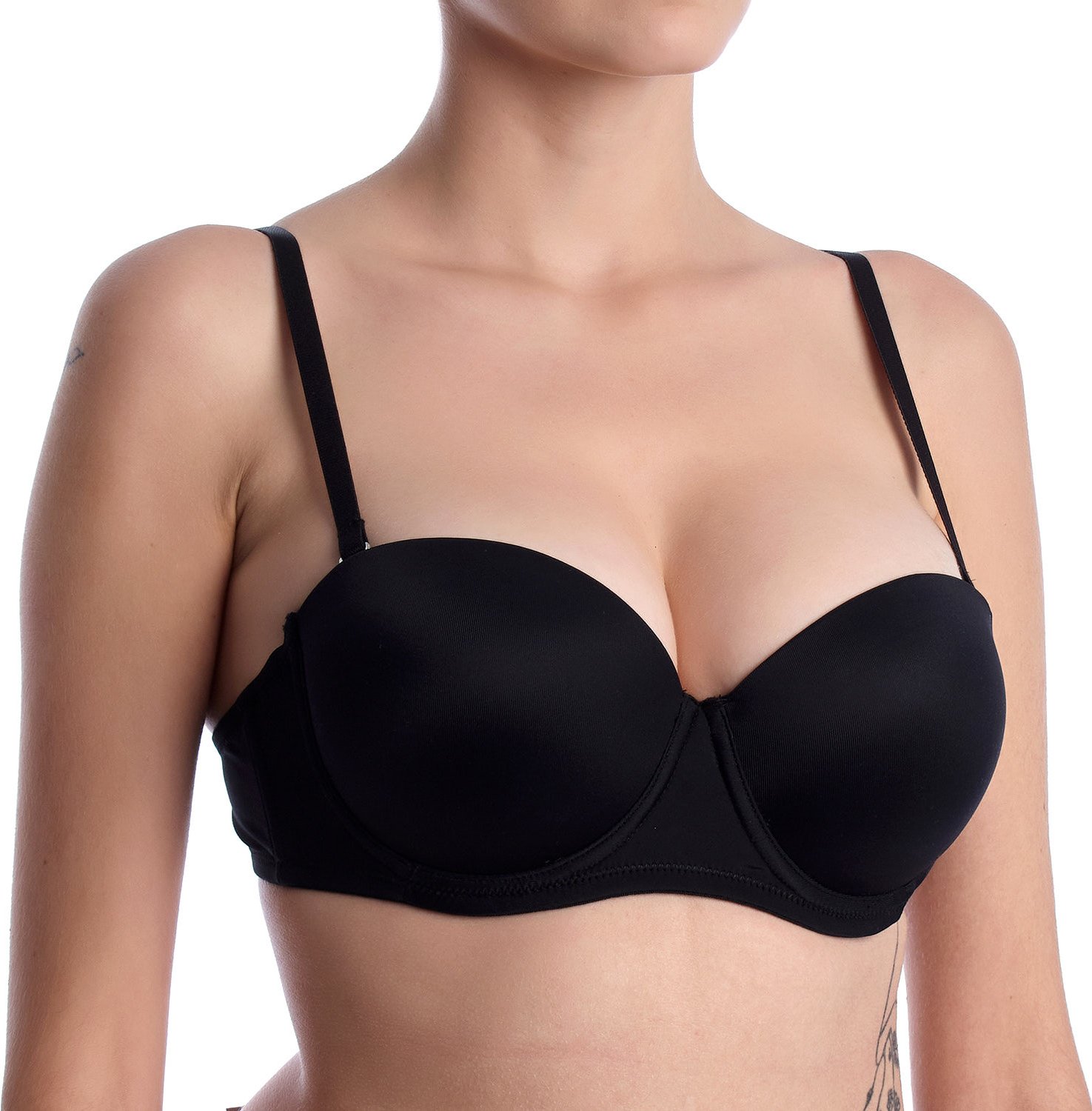 Damen Unterwired Push-up-BH PURA-BANDEAU