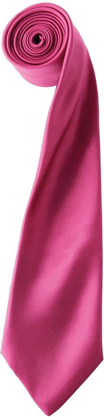 Premier - "Colours" Krawatte für Herren/Damen Unisex (Leuchtend Pink)