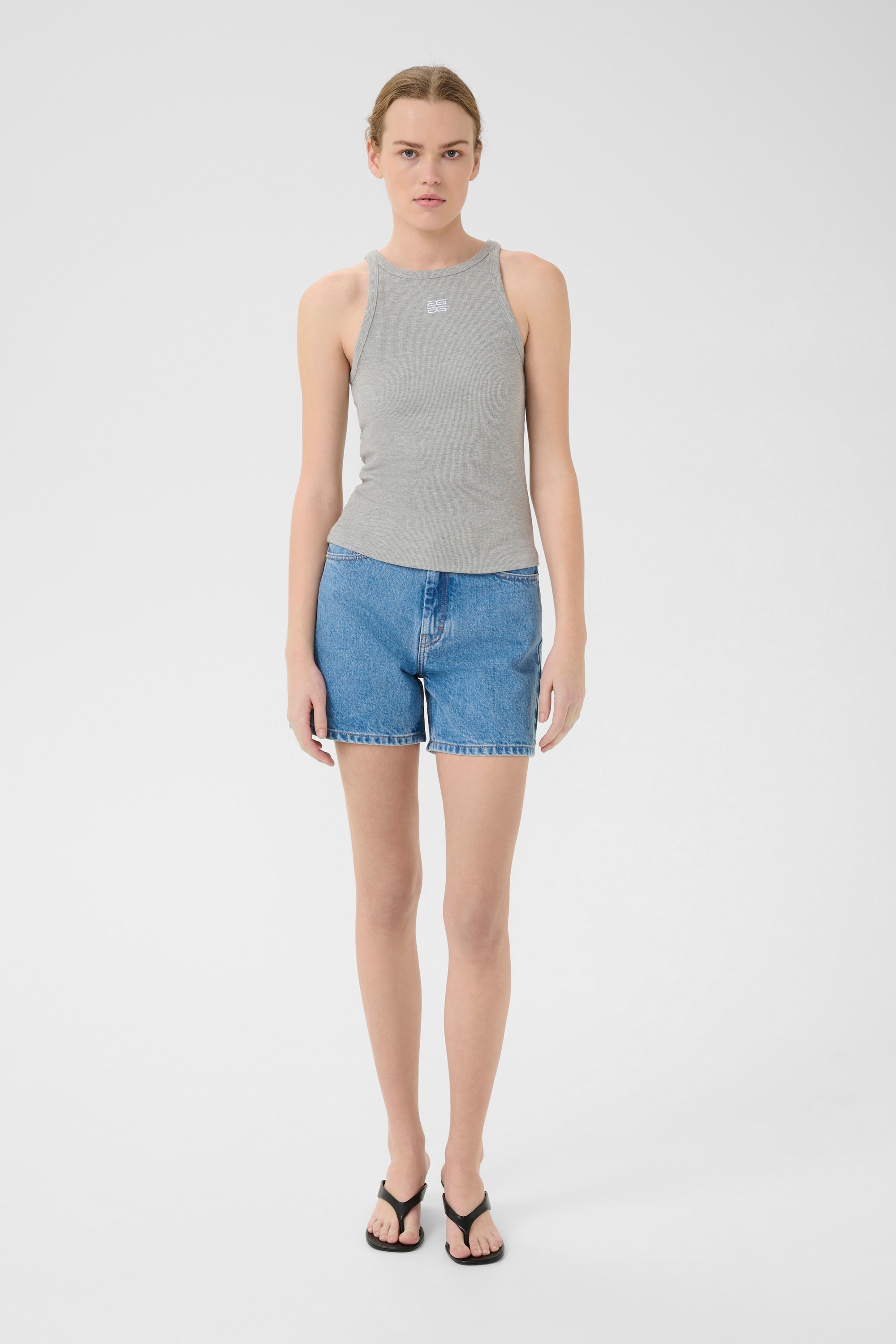 Jerseytop Slim fit melange