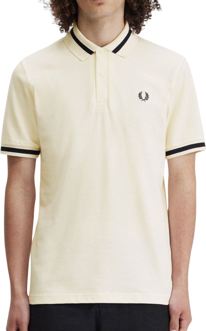 Fred Perry Polohemd In Der Farbe Light Oyster