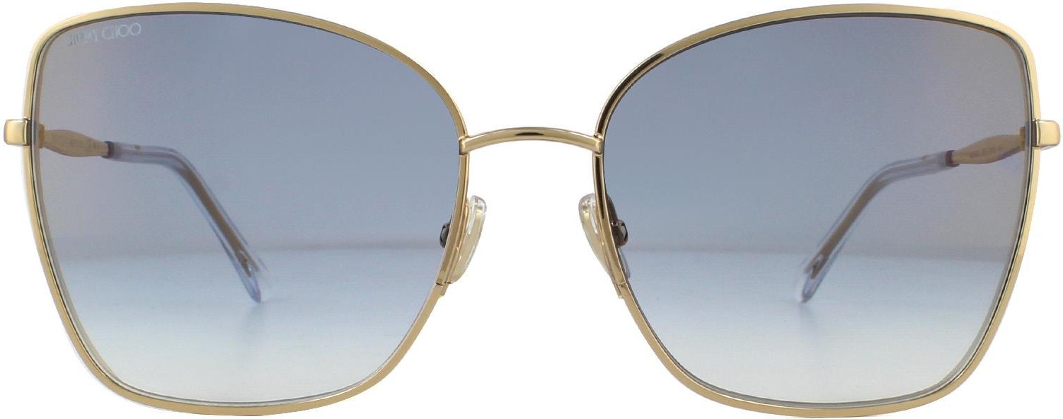 Jimmy Choo Sonnenbrille ALEXIS/S 000 1V Rose Gold Blau Gradient