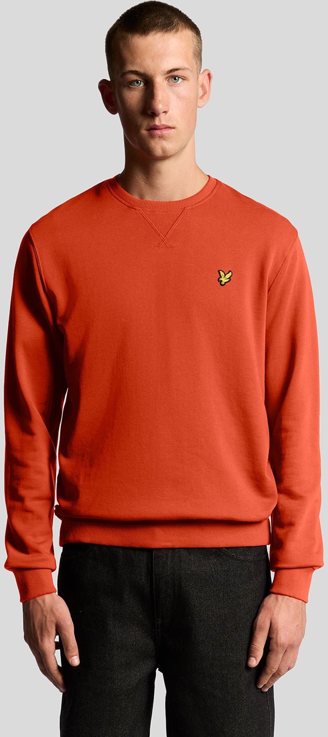 Thumbnail - Lyle & Scott Baumwoll Rundhalsausschnitt Sweatshirt - Rot