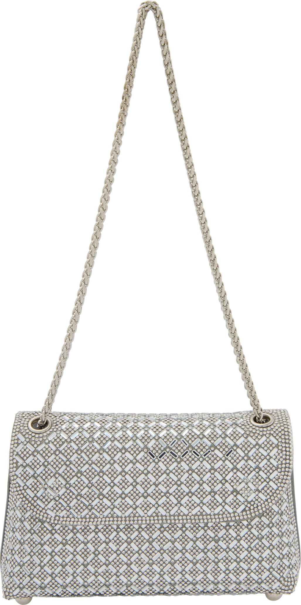 Faina Klappentasche Klappentasche Frauen Silber